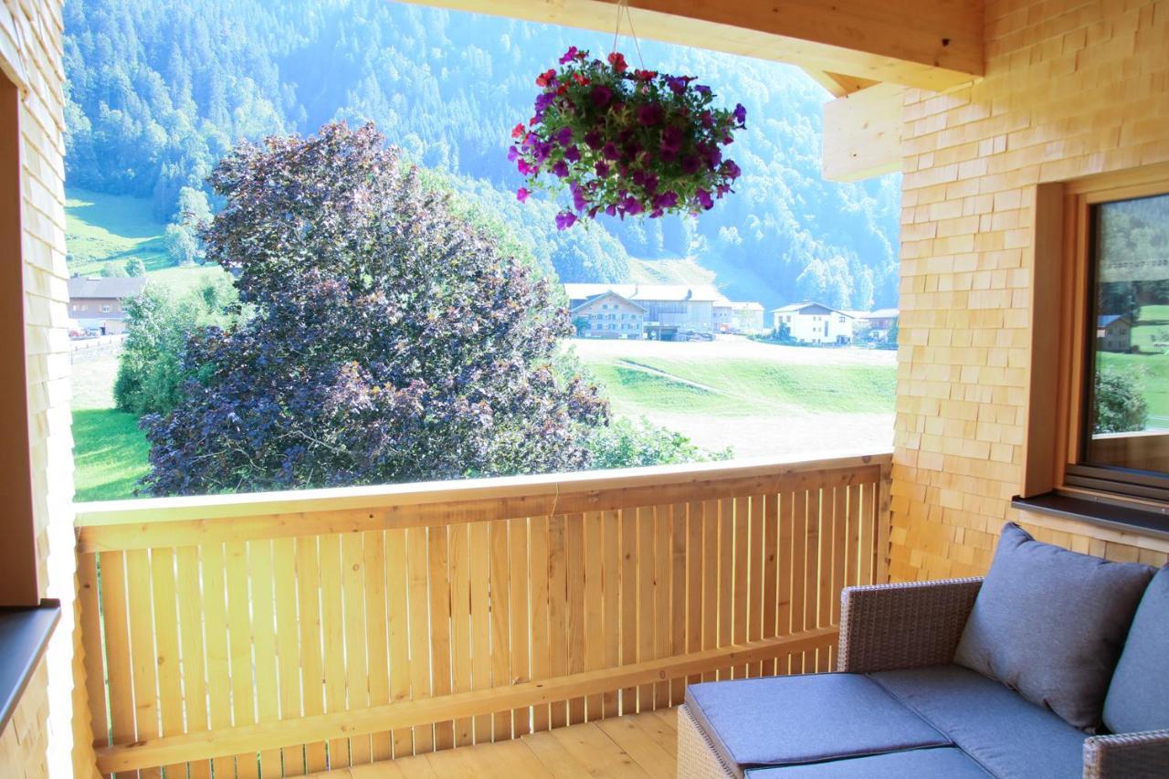 Haus Bergquell Apartman Au (Vorarlberg) Kültér fotó